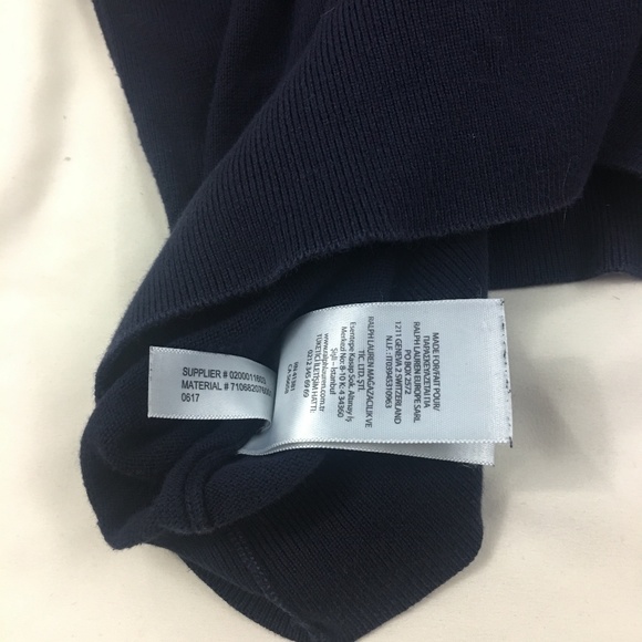 Small polo V-neck sweater - Picture 6 of 6